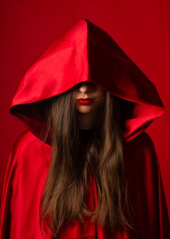 Photoshoot avec le petit chaperon rouge